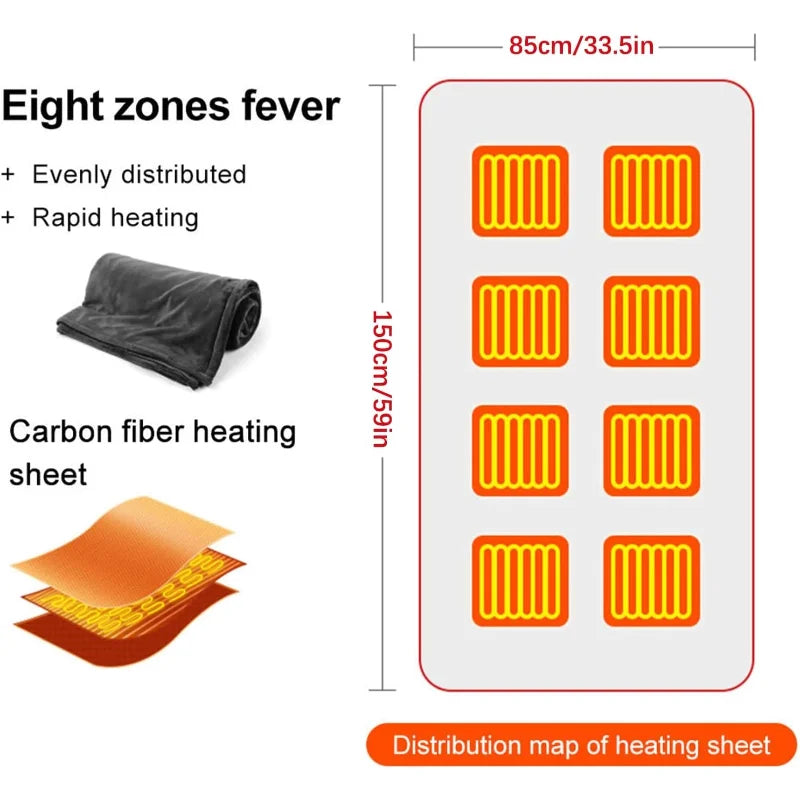 Wearable Cozy Heated Blanket